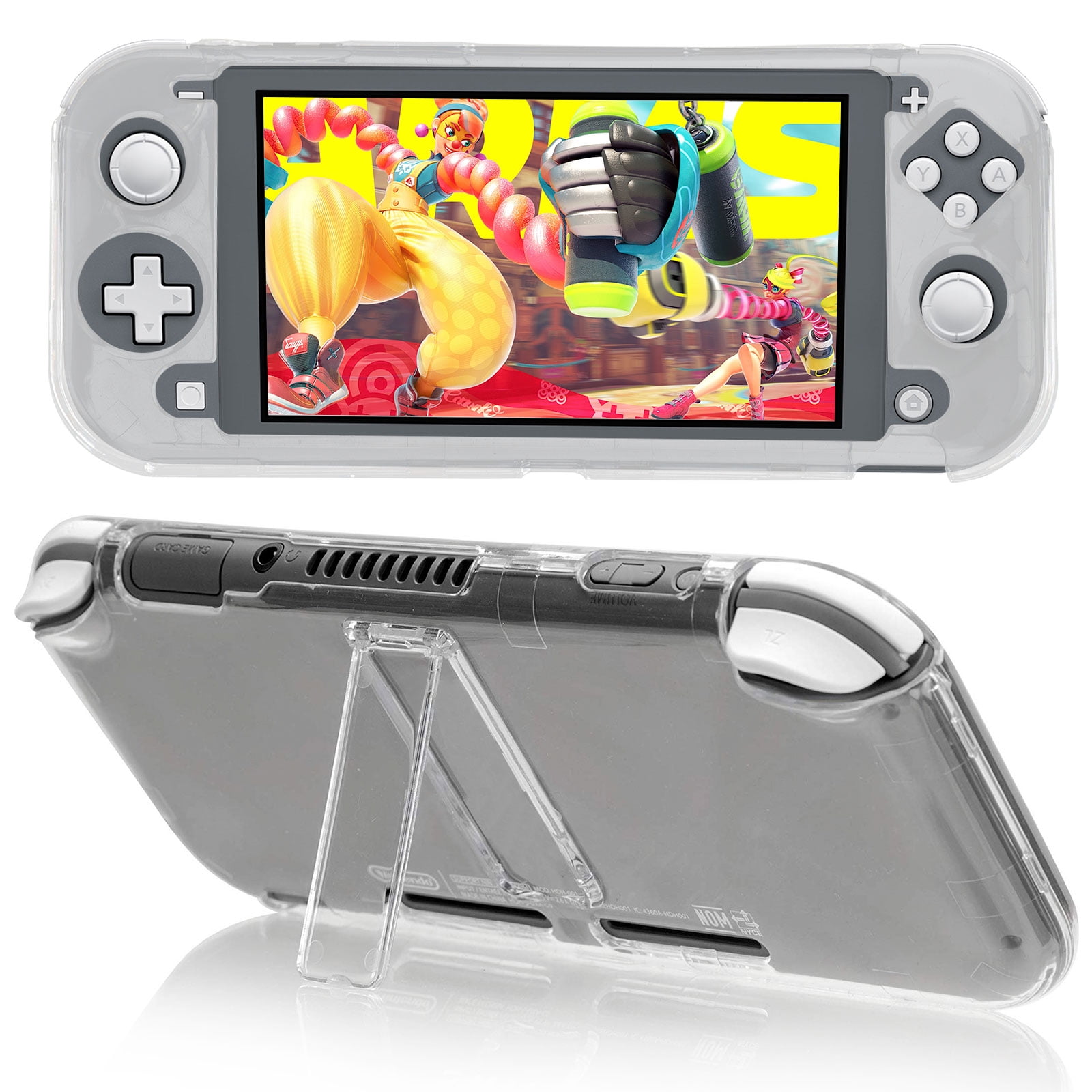 Clear Case For Nintendo Switch Lite With Built In Kickstand Tsv Crystal Protective Hard Case For Nintendo Switch Lite Durable Case And Screen Protector W Full Access To All The Controls Features Clear Case For Nintendo Switch Lite With Built In Kickstand Tsv Crystal Protective Hard Case For Nintendo Switch Lite Durable Case And Screen Protector W Full Access To All The Controls Features
