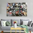 thumbnail image 5 of Banksy Collage Balloon Girl London Graffiti Gifts Canvas Painting Poster Wall Art Decorative Picture Prints Modern Decor 24x36inch(60x90cm), 5 of 6
