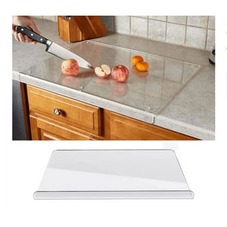 New Hot Clear Cutting Board For Kitchen With Lip With Non Slip For Counter  Countertop Protector Home Restaurant