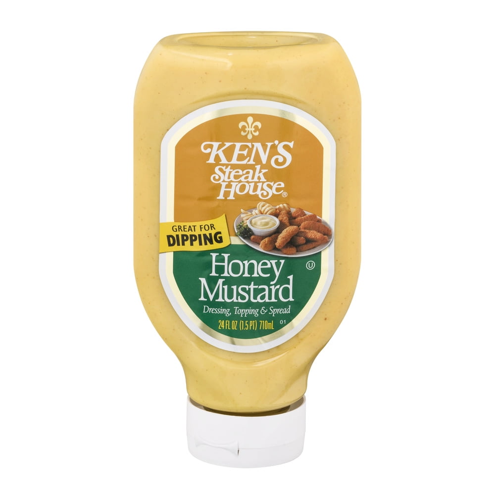 Ken's Steak House Squeezable Honey Mustard, 24 Oz