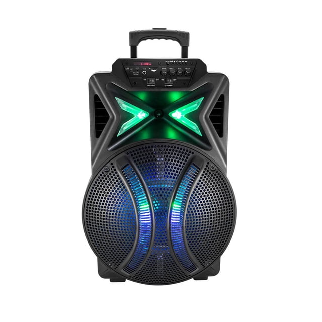 Bafle ROLLER15 Alien Pro Amplificado 15" Bluetooth, Display Digital Alien Pro Incluye Micrófono Negro