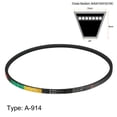 thumbnail image 2 of Unique Bargains A-36 V Belt Machine Transmission Rubber, Black Replacement Drive Belt, 2 of 4