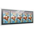 thumbnail image 2 of Comic Book Frame with Mat for 5 Silver Age Comics Published Between 1956 and 1970 - White Wood, 2 of 5