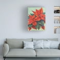 thumbnail image 2 of Margo Starkey 'Poinsettia's, 2022' Canvas Art - 24 x 32 Inches, 2 of 4