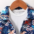 thumbnail image 6 of Boys Outfits Boys Size 6 Clothes Boys 2 Piece Hawaiian Set - Summer Beach Button Down Shirt & Shorts Outfit for Kids 3-7 Years, 6 of 6