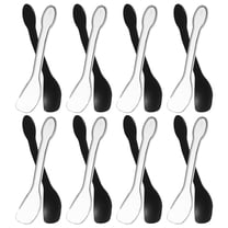 Soimiss 200Set Party Adorable Spoons Transparent Plastic Disposable Design