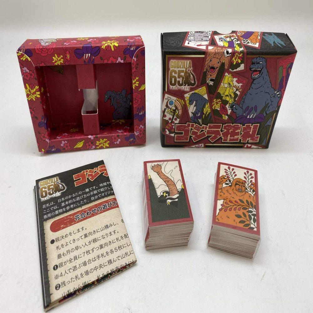 Ensky Godzilla Hanafuda Japanise Playing Cards Walmart Com