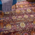 thumbnail image 6 of Nourison Vintage Kashan Persian Transitional Red/Multicolor 4'6" x 6'6" Area Rug, (5' x 7'), 6 of 8