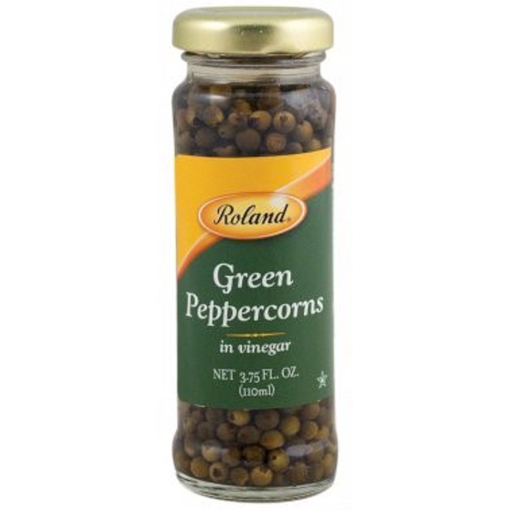 Roland Green Peppercorns in Vinegar, 3.75 Ounce