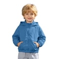thumbnail image 3 of Zecgelong Kids Boys Girls Solid Coat Hooded Jacket Toddler Windproof Zipper Outwear, 3 of 7