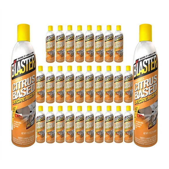 Blaster 30 Pack Powerful Citrus-Based Degreaser, 16-CBD, 11 oz. Aerosol Can