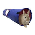 thumbnail image 2 of Living World Pet Tunnel, Blue/Red, 2 of 9