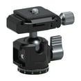 thumbnail image 2 of Ball Panoramic Tripod Heads Aluminum Rotating Heads with Cold Shoe Mount Adapter for DSLR, Camera Trip, Phone Mount,1 x Tripod Head, 2 of 6