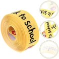 thumbnail image 3 of 1 Roll Back to School Ribbons Back to School Themed Ribbon Wrapping Ribbon for Teacher Appreciation Gift, 3 of 4