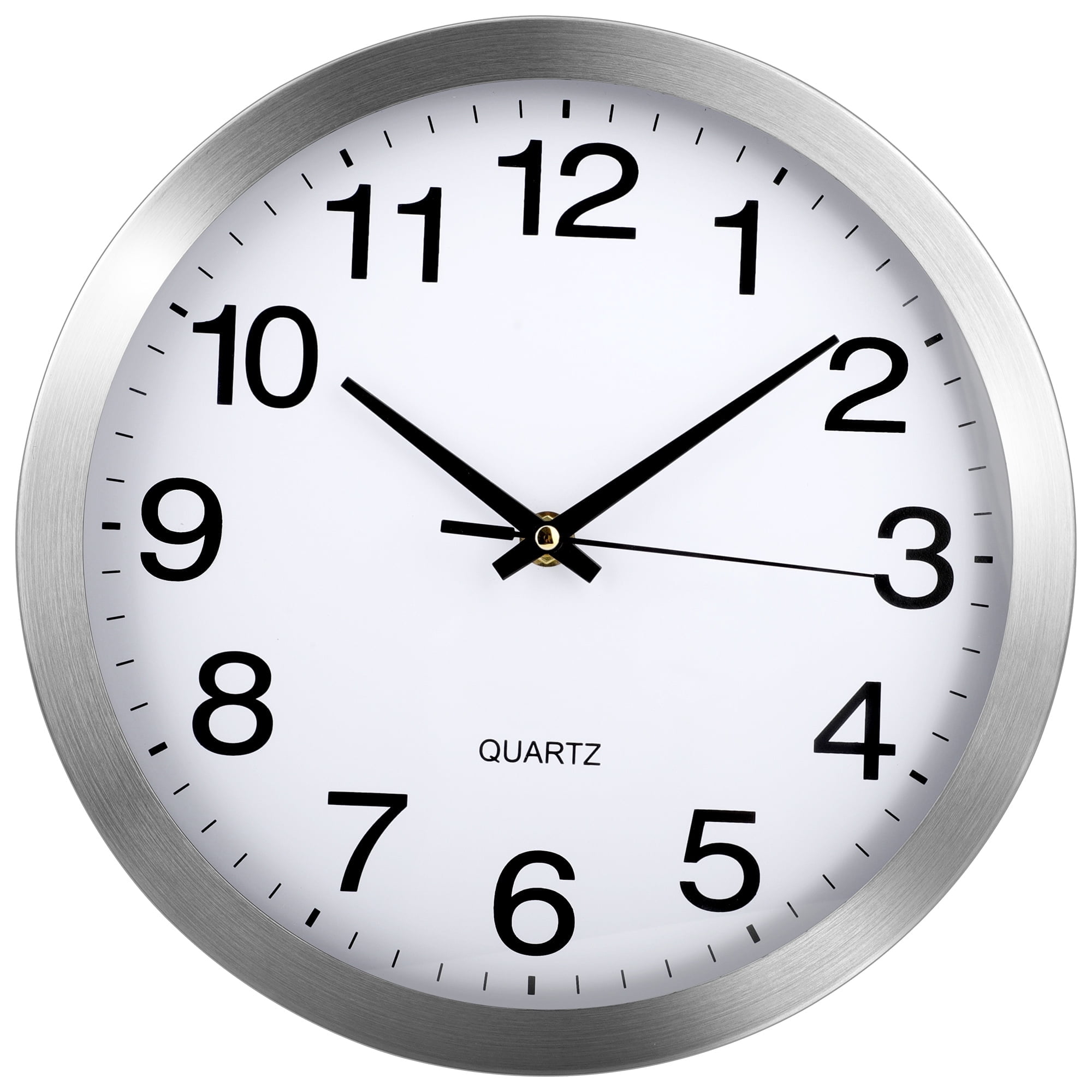 La Crosse Technology Large Indoor 10 inch Silver Atomic La Crosse Technology Large Indoor 10 inch Silver Atomic