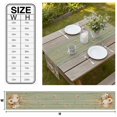 thumbnail image 1 of Pumpkins Fall Table Runner Vintage Floral Thanksgiving Green Wooden Tablerunners 13 x 72 Inch, Table Decorations Tabletop Scarf for Summer Gathering Holiday Farmhouse Kitchen Dining Decor, 1 of 6