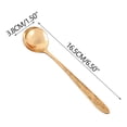 thumbnail image 2 of shyuyusa Daily Home Western Food Pure Copper Long Handle Pattern Spoon Soup Ladle Durable Kitchen Tableware, 2 of 5