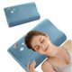 thumbnail image 4 of Funda de almohada de satén para cabello y piel | Funda de almohada con cierre de cremallera y protector de cuello | Funda de almohada suave y transpirable de 50 x 30 cm para cabello rizado y un, 4 of 9