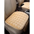 thumbnail image 2 of Gmogad 1pc Car Seat Cushion, Premium Comfort Memory Silk Wadding, Non-Slip Rubber Bottom With Storage Pouch, Car Seat Pad Universal Beige, 2 of 5