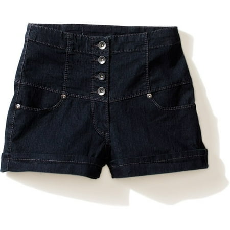 Miley Cyrus & Max Azria - Juniors' High-Waisted Denim Shorts