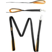 Mighty Paw HandleX2 Dual Handle Dog Leash, 6 Foot Long Reflective Dog Lead with 2 Handles