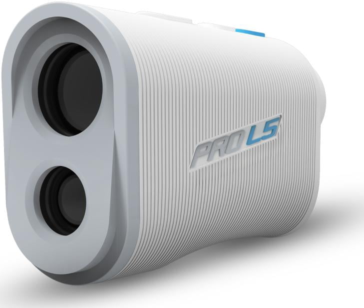 Shot Scope Golf Pro L5 Laser Rangefinder with Slope and Cart Magnet, White -