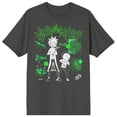 thumbnail image 4 of Rick and Morty Portal Math Men's Charcoal Short-Sleeve Tee-Small, 4 of 7
