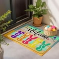 thumbnail image 6 of Easter Door Mat 30 X 17 in - Bunny Welcome Peeps Mat - Non-Slip Indoor Outdoor Door Mat Easter Decor Rubber Mats, 6 of 6