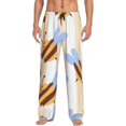 thumbnail image 2 of Lsque A Bee Print Men's Pajama Pants, Lounge Pant - Comfortable Home Wear,Elastic Waistband, Stylish Design-Large, 2 of 9