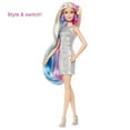thumbnail image 4 of Barbie Fantasy Hair Fashion Doll with Colorful Blonde Hair, Accessories and Clothes, 4 of 6