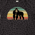 thumbnail image 4 of Inktastic Gorilla Retro Sunset Jungle Animal Boys or Girls Baby Bodysuit, 4 of 5