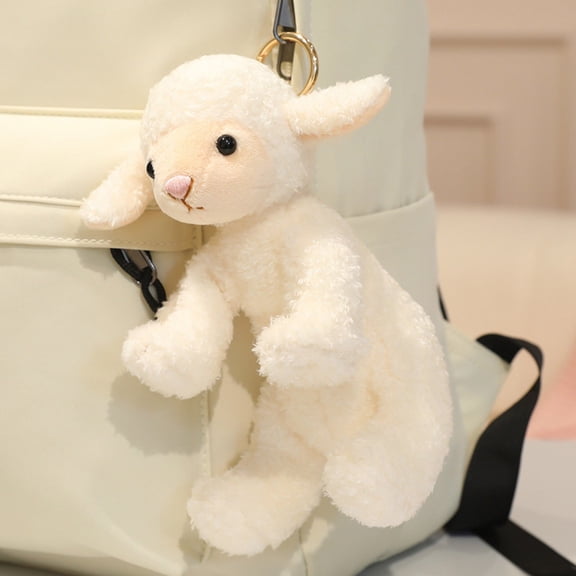 Hmgxay Cute Sheep Pendant, Lovely Plush Toy with Soft Fabric, Adorable Plush Doll for Children, Charming Plush Accessory for Gifts