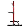 thumbnail image 2 of FlexWave Full Power Rack, Red & Black, 3x3 Steel, Four-Post Design for Home & Commercial Gym Use, 2 of 9