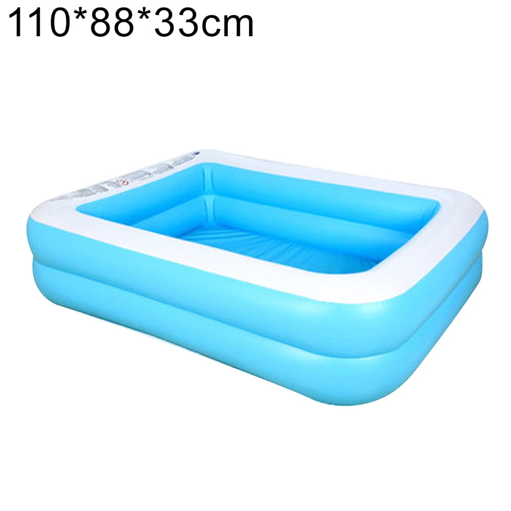 SPRING PARK Large Family Inflatable Swimming Pool, PVC, Summer Outdoor Play
