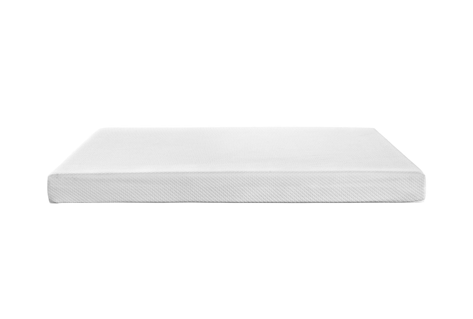 Modern Contemporary Urban Design Bedroom 6inch King Size Mattress, White, Fabric