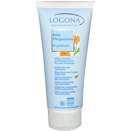 Logona Natural Body Care Baby & Kids Products, Calendula Baby Moisture Cream, 3.4 oz