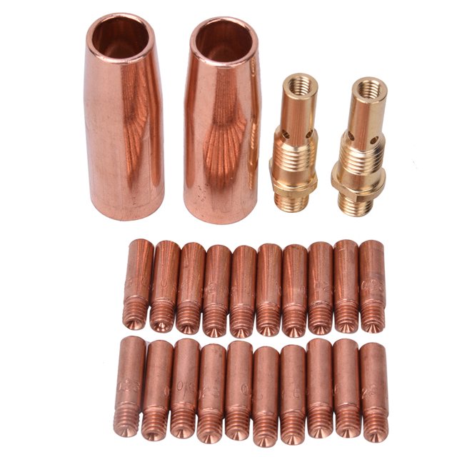 Welding Nozzle Gas Diffuser Contact Tip Welding Gun Welding Gun Accessory Welding Gun Accessory Combination Kit 21-50 Welding Nozzle 35-50 Gas Diffuser 11-35 Contact Tip ANGGREK 12345678