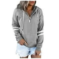 thumbnail image 3 of Women's Hoodies and Sweatshirts Long Sleeve Casual Pullover Clothes with Pocket, 3 of 6
