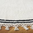 thumbnail image 3 of Safavieh Easy Care Hepburn Solid Cotton Machine Washable Area Rug, Ivory, 6' x 6' Round, 3 of 8
