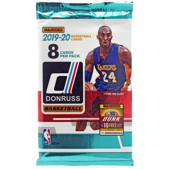 NBA Panini 2019-20 Donruss Basketball Trading Card BLASTER Pack (8 Cards)