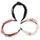 thumbnail image 3 of Headbands For Women Knotted Pearl Knotted Hairbands Vintage Style Party 3Pcs, 3 of 4
