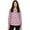 Pink, variant on Womens Long Sleeve Leopard Print Button Down Shirts Casual Business Dressy Blouses Fall Clothes Pink M