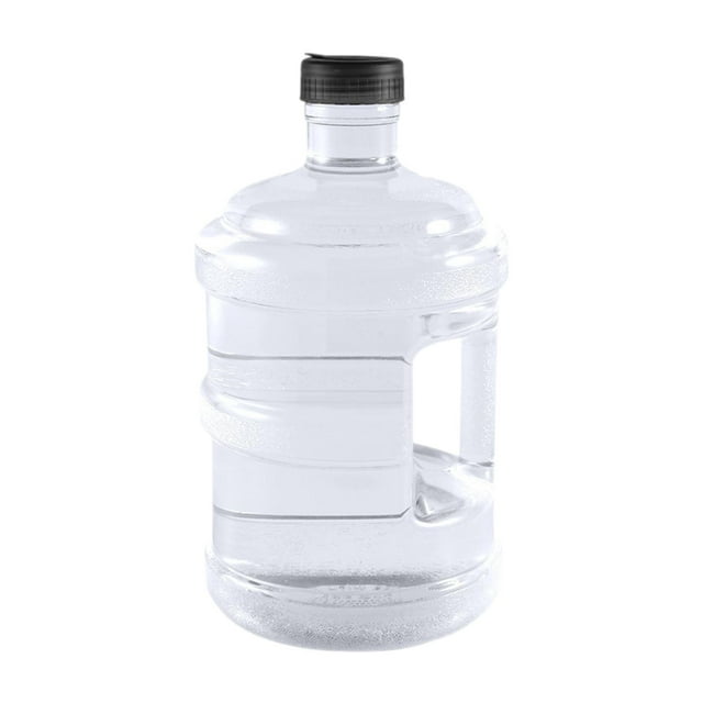 Almencla Seau d'Eau Minérale Distributeur d'Eau Bouteille Grande Capacité Baril d'Eau Minérale Transparent Récipient d'Eau pour Accessoires Extérieurs 7.5L