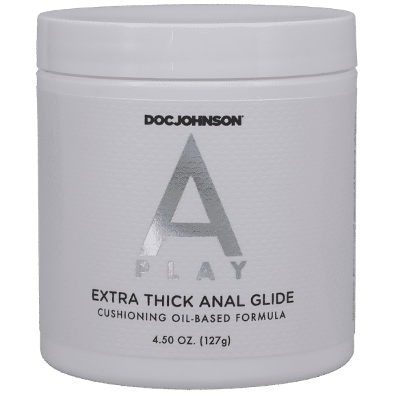 Doc Johnson A-Play Extra Thick Anal Glide Cushioning Oil Based Formula 4.5 oz
