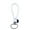 White, variant on Mightlink Car Handcrafted Braided Keychain Zinc Alloy Key Ring Women Bag Pendant Key Chain Fashion Accessories