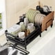 thumbnail image 3 of HAWOO Escurridor de Trastes Acero Inoxidable, Expandible Escurridor de Platos con Sistema de Drenaje Autom&aacute;tico, Estantes Fregadero de Cocina para Vasos Sostiene Utensilios Tablas de Picar, 3 of 9