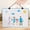 Blue, variant on Dry Erase White Board,Portable Standing Magnetic Dry Erase Board Easel,Mini White Board for Home Office Classroom School Fridge and Locker Includes Marker & Magnet
