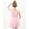 thumbnail image 5 of Stelle Cap Sleeve Ballet Leotard with Chiffon Sequins Skirt Ballerina Dance Dress for Toddler Girls,Ballet Pink,5T, 5 of 8