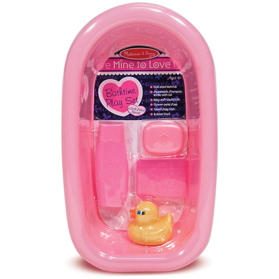 baby doll and bath set