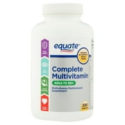 Equate Complete Multivitamin Tablets, Adults 50+, 220 Count Walmart